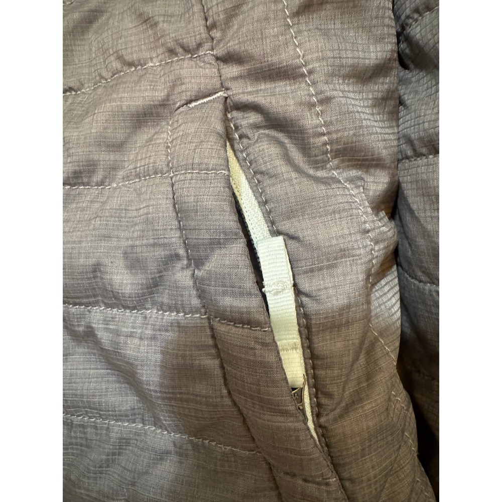 The North Face Girls Reversible Mossbud Swirl Jacket Grey Blue Size M 10/12 - Picture 12 of 15